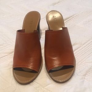 J Crew Leather Mules